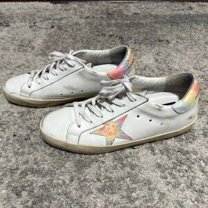 Golden Goose Super-star tie dye low top women’s size 7.5 (UK 38) sneakers shoes